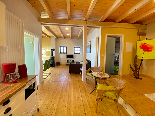Paradieskranich Wohnzimmer Ansicht