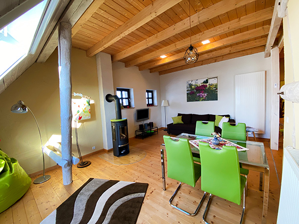 Paradieskranich Wohnzimmer Tisch