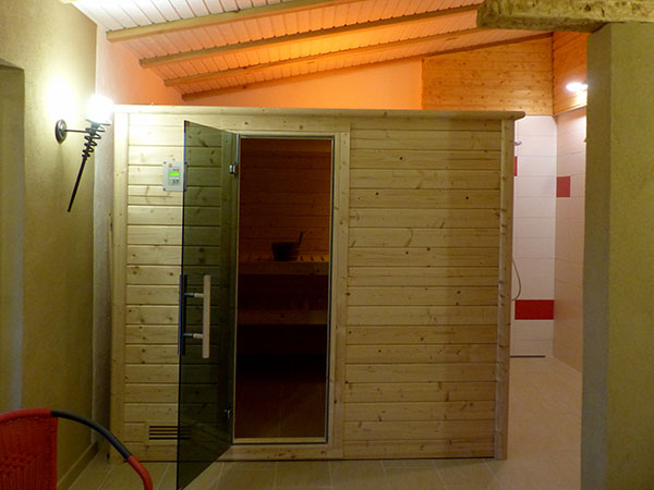 Sauna Kabine Aussen