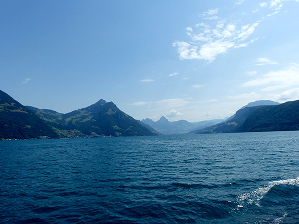 Vierwaldstättersee Blick Richtung Weggis
